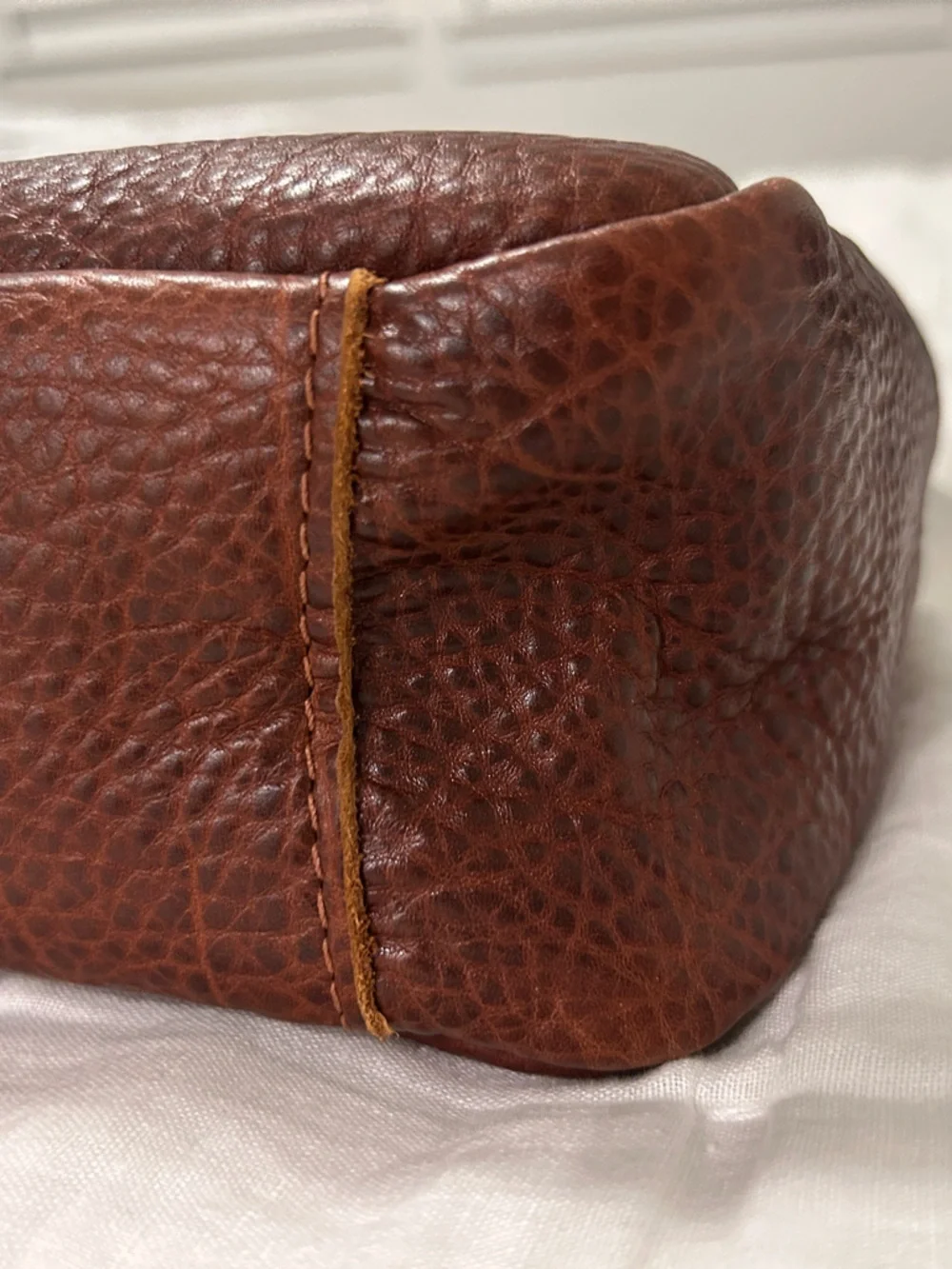 Portland Leather Large Madison Shoulder Bag, Nutmeg - Picture 3 of 5